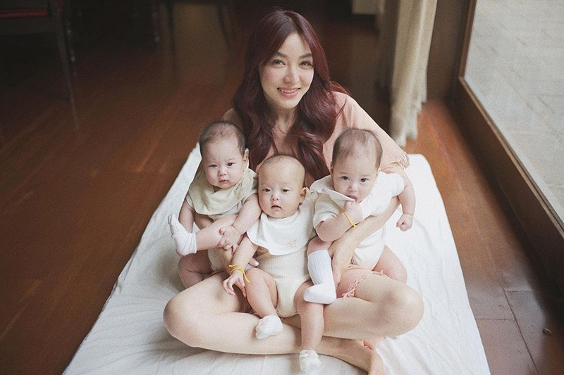 เชน ธนาตรัยฉัตร ถ่ายรูปครอบครัว