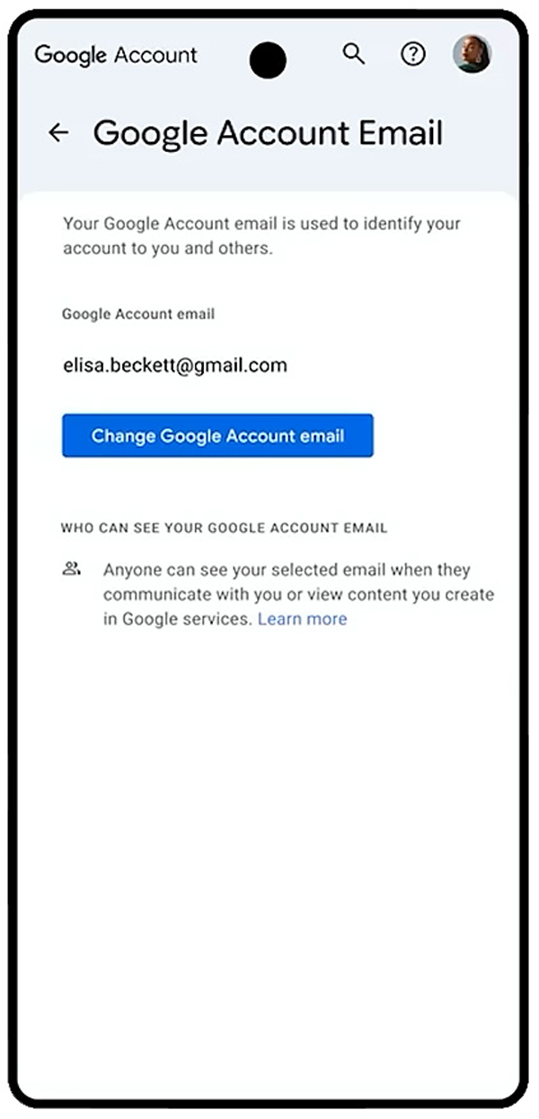 วิธีเปลี่ยนชื่ออีเมล Gmail
