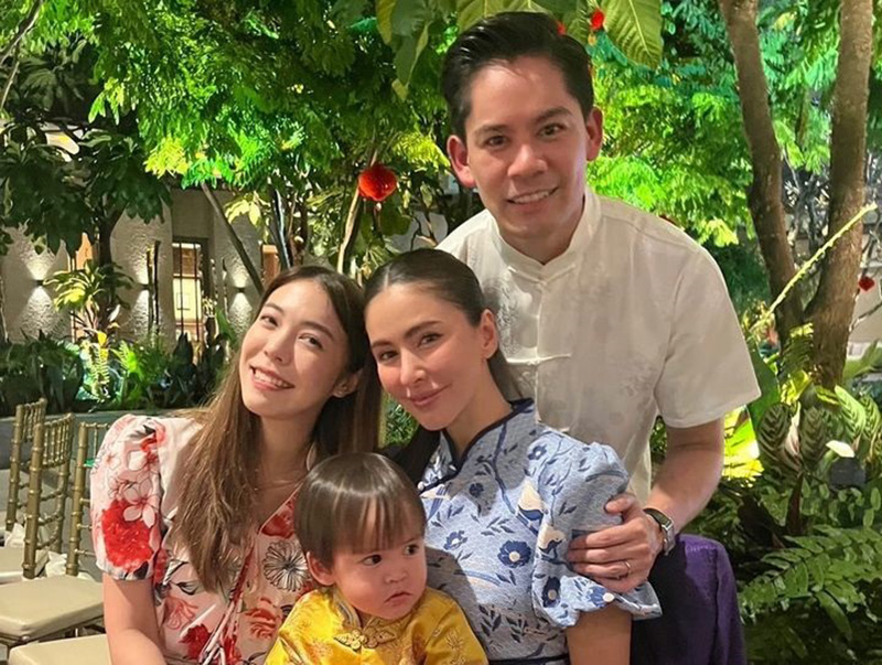 กรณ์ ศรีริต้า พาลูกฉลองตรุษจีนพร้อมหน้า ครอบครัว ณรงค์เดช 