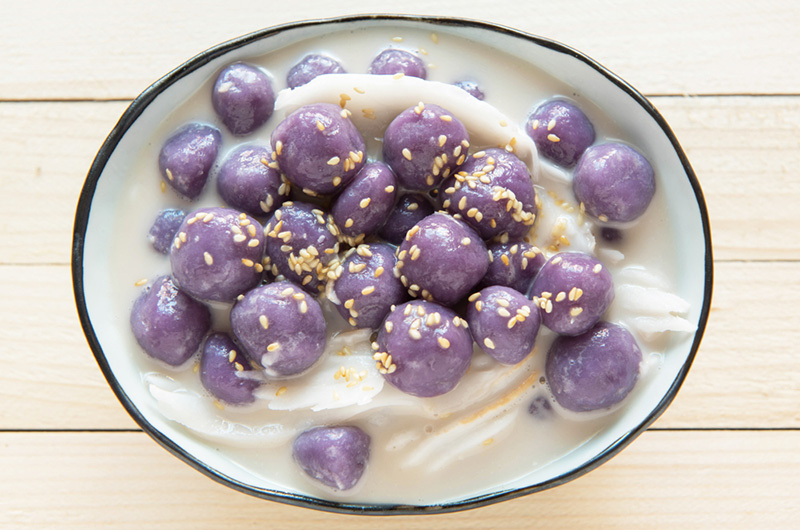 บัวลอยมะพร้าวอ่อน ของหวาน เมนูจากมะพร้าว เมนูอาหาร สูตรขนม สูตรเครื่องดื่ม