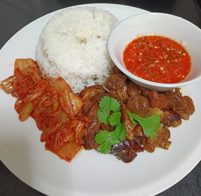 ขาหมูรมควันตุ๋นลำไย เมนูหมู ขาหมูตุ๋น สูตรอาหาร
