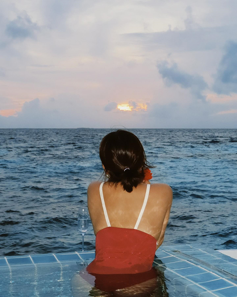 หนูนา หนึ่งธิดา แซ่บแรง in มัลดีฟส์ 