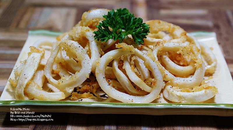 สูตรปลาหมึกทอด