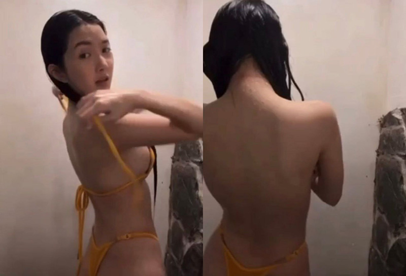  เบียร์ เดอะวอยซ์ ไลฟ์โชว์อาบน้ำ ถอดบิกินี่อวดเรือนร่าง 