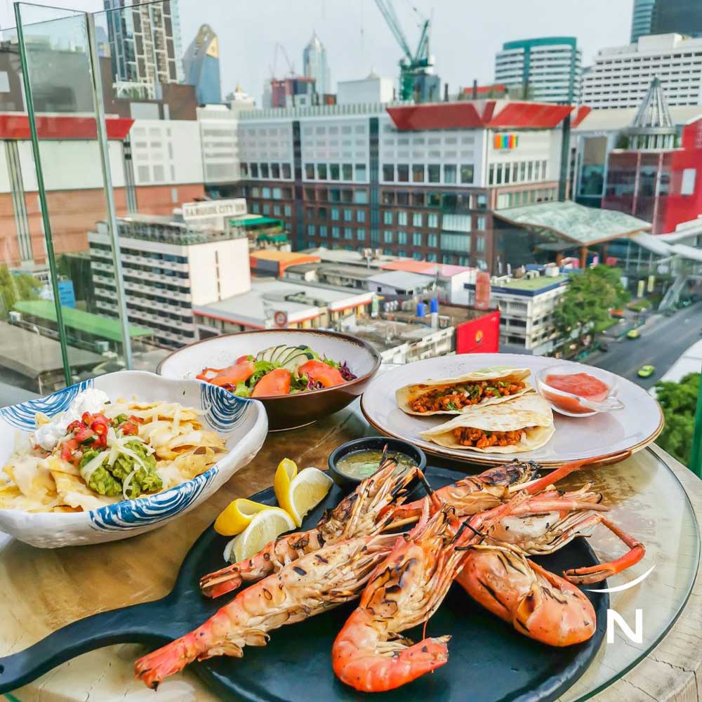 View Rooftop Bar Bangkok ร้านอาหาร Rooftop กรุงเทพฯ