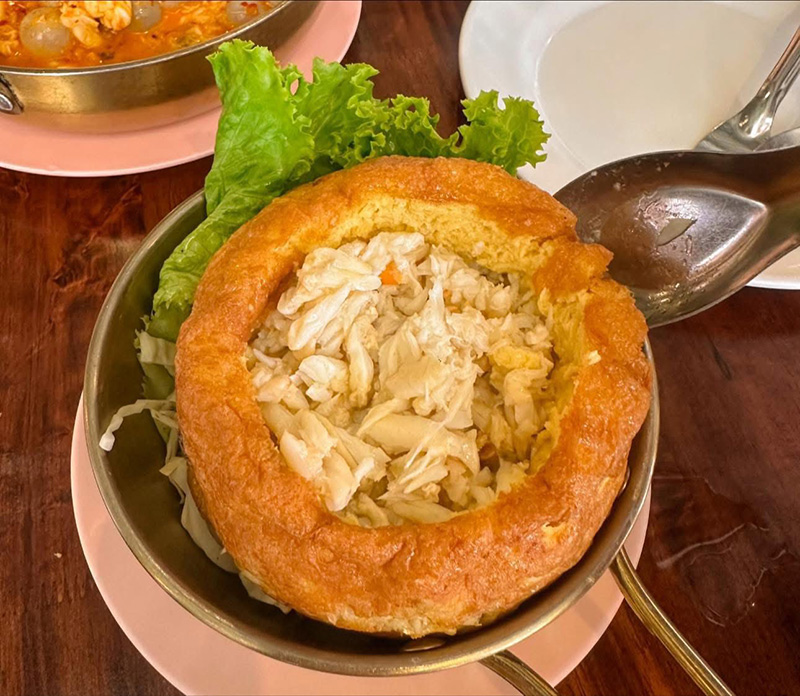 ร้านเมนูไข่เจียวปู เหลาริมทาง วัดบางปิ้ง