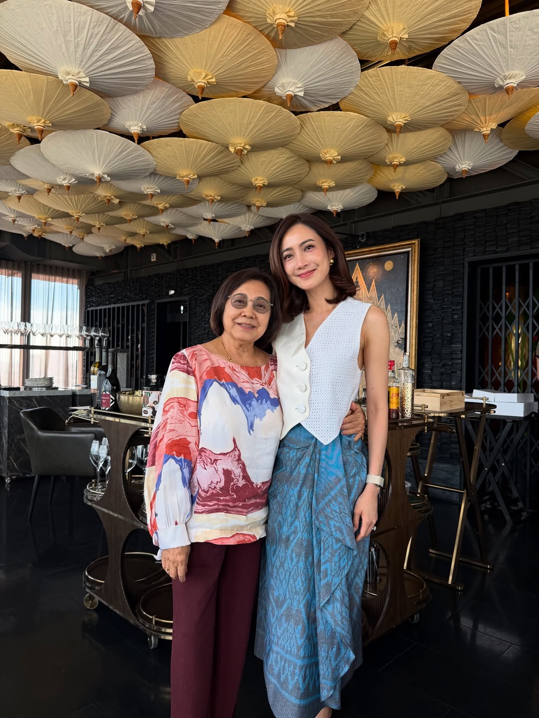 แต้ว ณฐพร ไฮโซณัย และคุณแม่