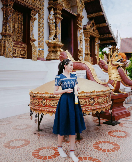 เบลล่า ราณี ชุดไปวัดดารา