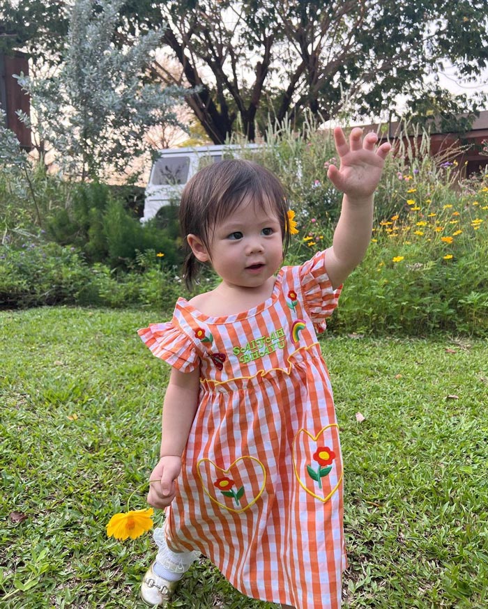 น้องแอบิเกล ลูกสาว ชมพู่ อารยา