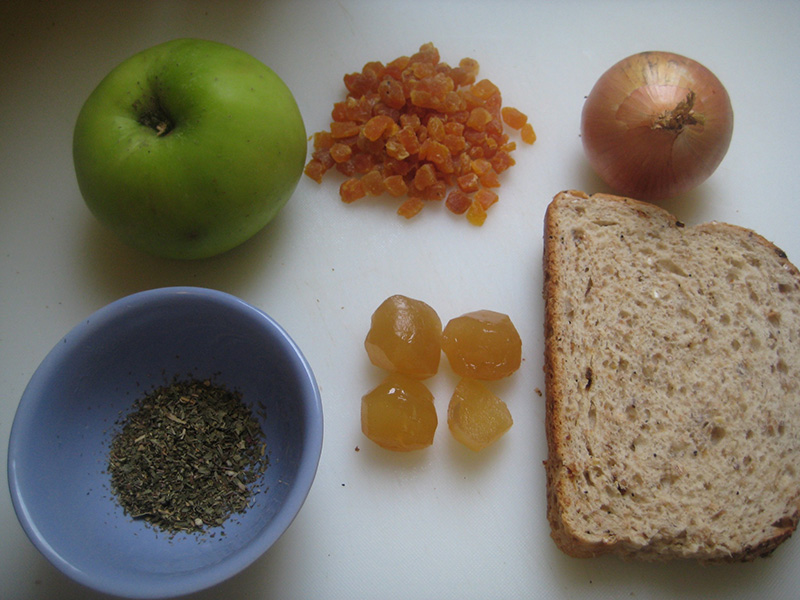 หมูสันในยัดไส้แอปริคอต แอปเปิล และขิง อาหารฝรั่ง เมนูหมูยัดไส้ สูตรอาหาร