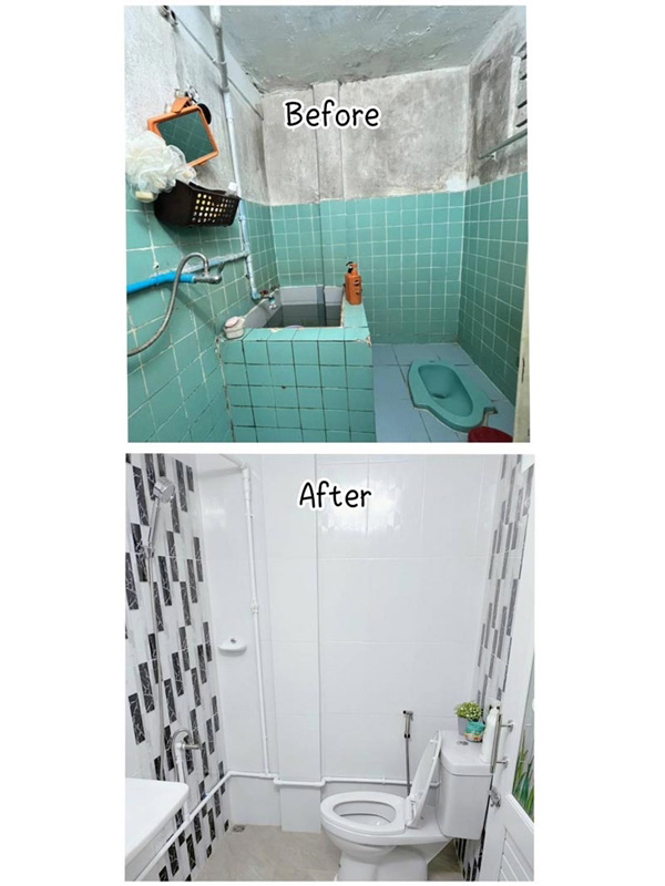 รีโนเวทห้องน้ำ งบ 30,000 บาท