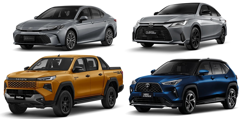 ราคารถ Toyota ทุกรุ่น