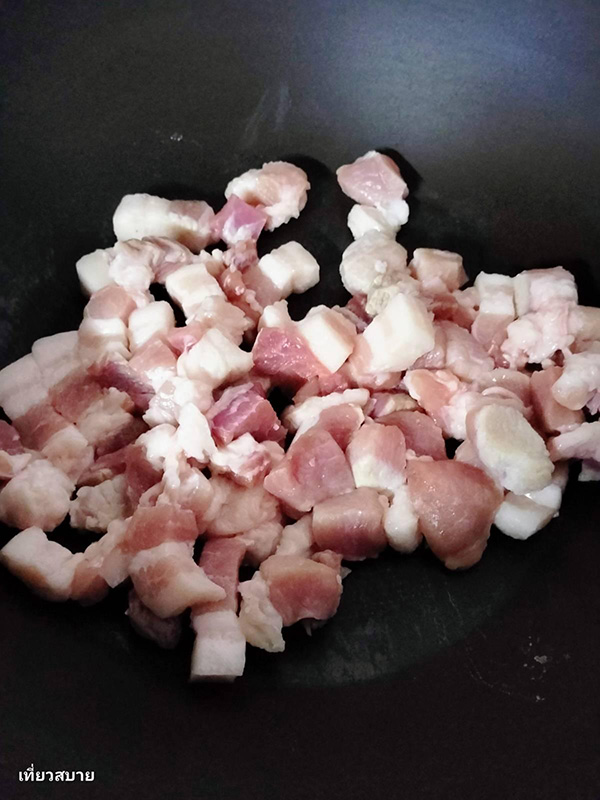 ผัดถั่วงอกเต้าหู้หมูสามชั้นกรอบ ผัดถั่วงอกใส่เต้าหู้ เมนูผัดผัก สูตรอาหาร