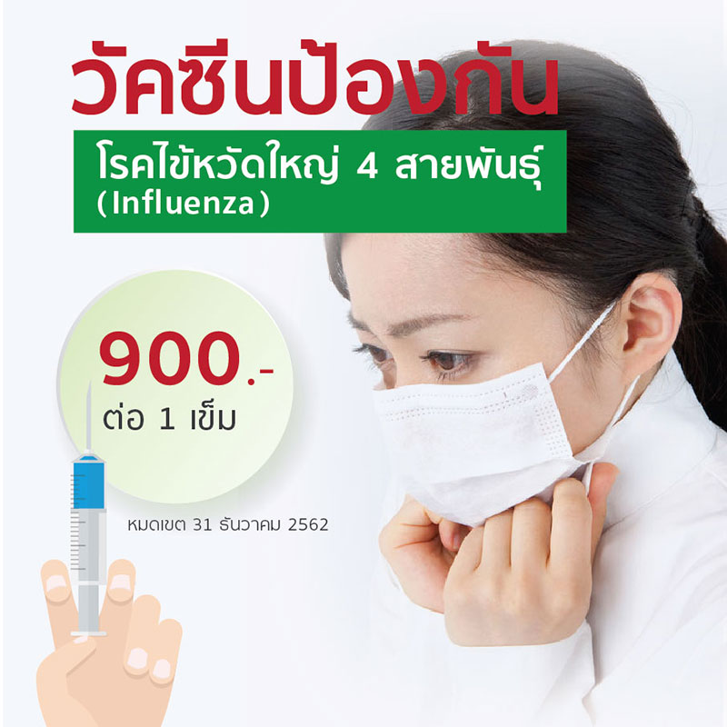 วัคซีนไข้หวัดใหญ่ 2562