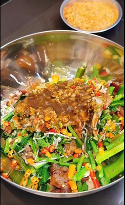 ซุบผักลาว อาหารอีสาน เมนูผัก สูตรอาหาร วิธีทำซุบผักลาว