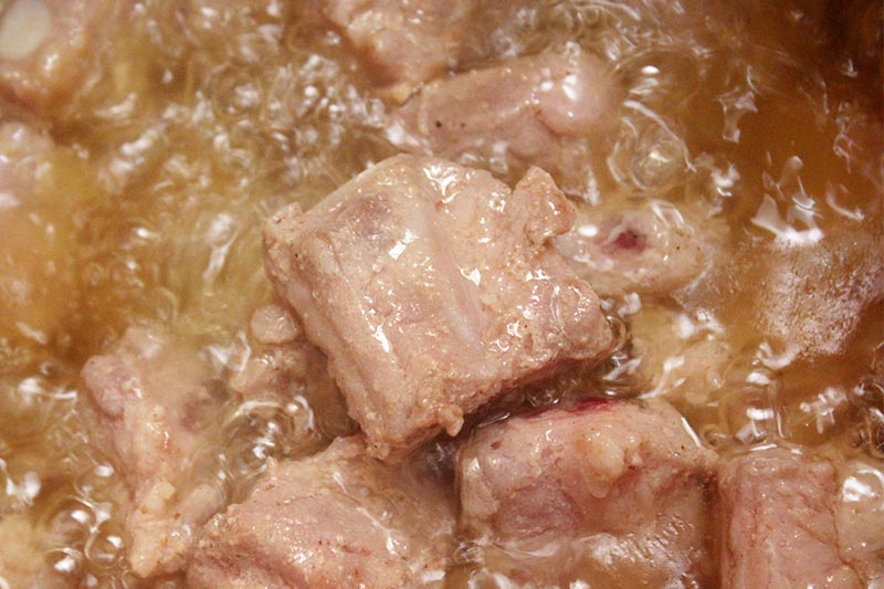 ซี่โครงหมูทอดนมสด