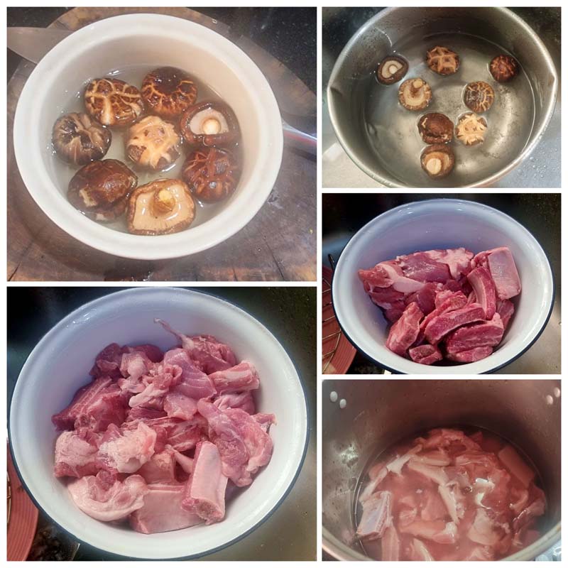 วัตถุดิบ หน่อไม้จีนต้มซี่โครงหมู