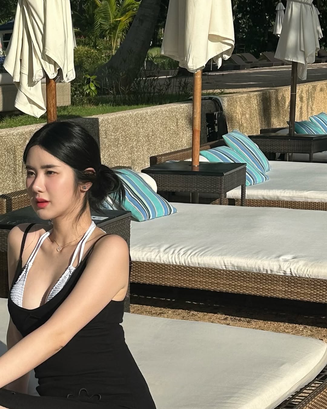 นุ่น สุทธิภา นุ่งบิกินี่ โชว์หุ่นเผ็ด