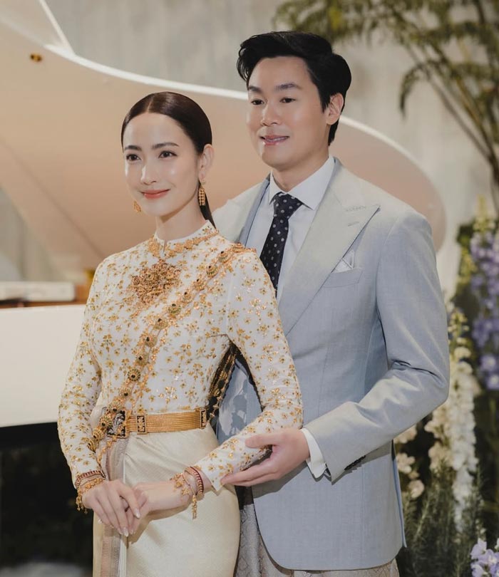 แต้ว ณฐพร ชุดแต่งงานไทย