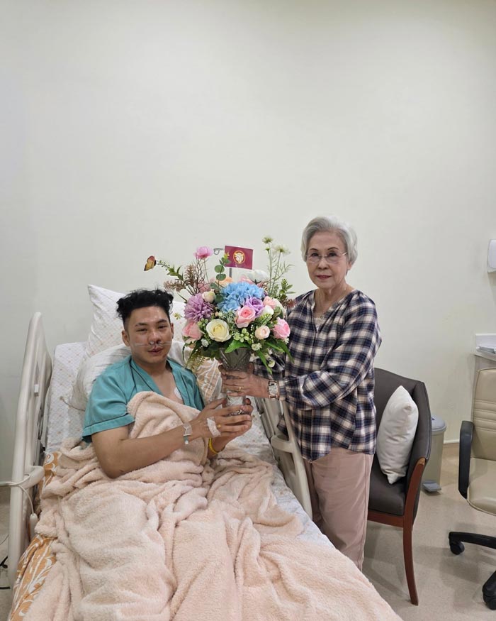 อัปเดตอาการ ตั้ม วราวุธ