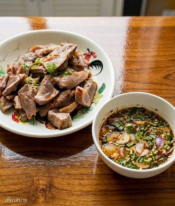 เนื้อย่างกระทะ น้ำจิ้มแจ่วสูตรเด็ด อาหารไทย สูตรอาหาร