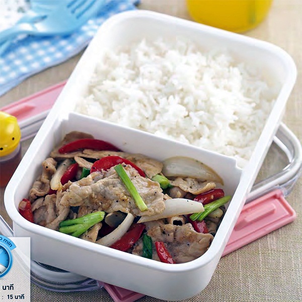หมูผัดน้ำมันหอย