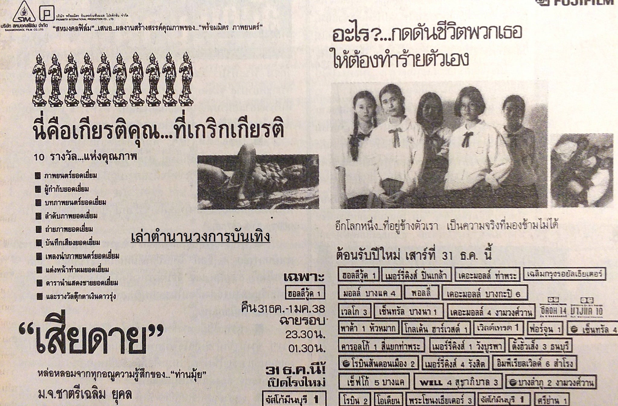 โฆษณาภาพยนตร์ไทยในอดีต