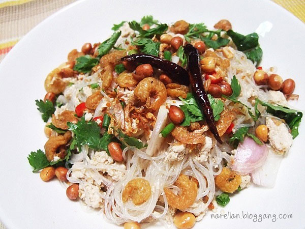 ยำวุ้นเส้นโบราณ เมนูวุ้นเส้น รวมสูตรเมนูวุ้นเส้น อาหารไทย สูตรอาหาร