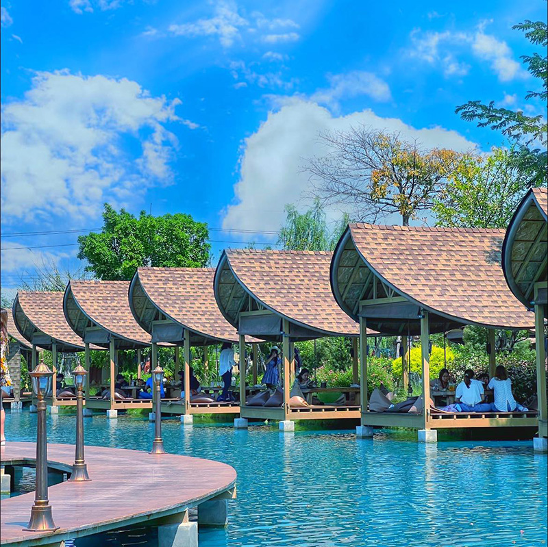 ร้านคาเฟ่สไตล์มัลดีฟส์