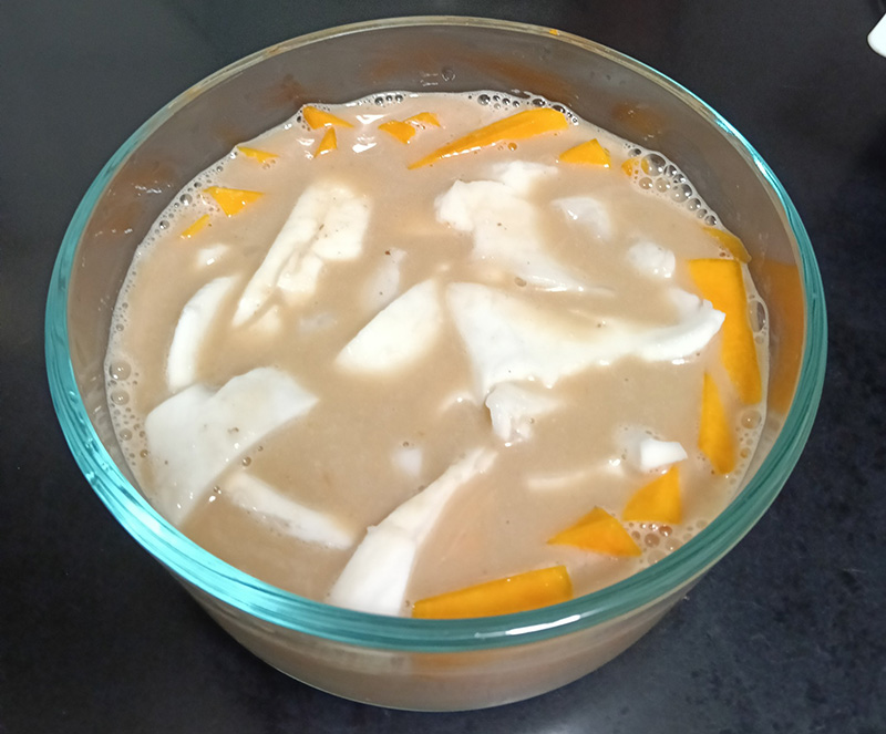 สังขยาฟักทองมะพร้าวอ่อนนมสด เมนูขนมไทย สังขยาฟักทอง สูตรขนม