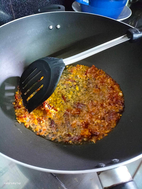 ข้าวผัดกะเพราพริกแห้งหอยเชลล์ เมนูกะเพรา อาหารจานเดียว สูตรอาหาร