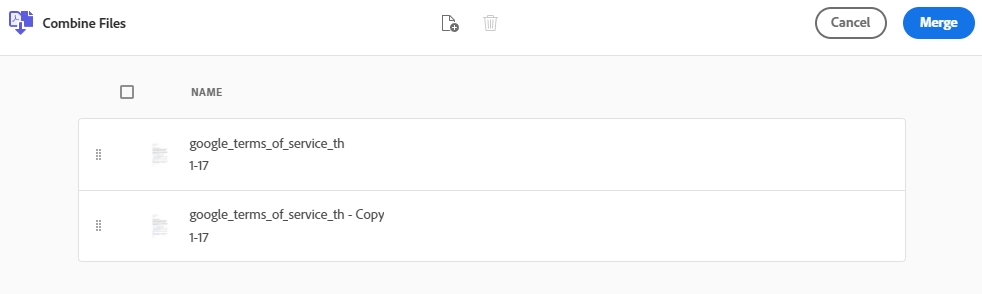 วิธีรวมไฟล์ pdf