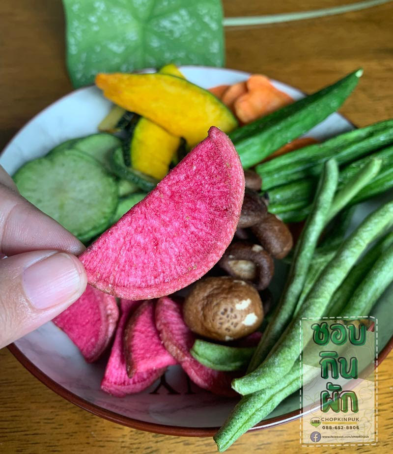 ร้านผักอบกรอบ