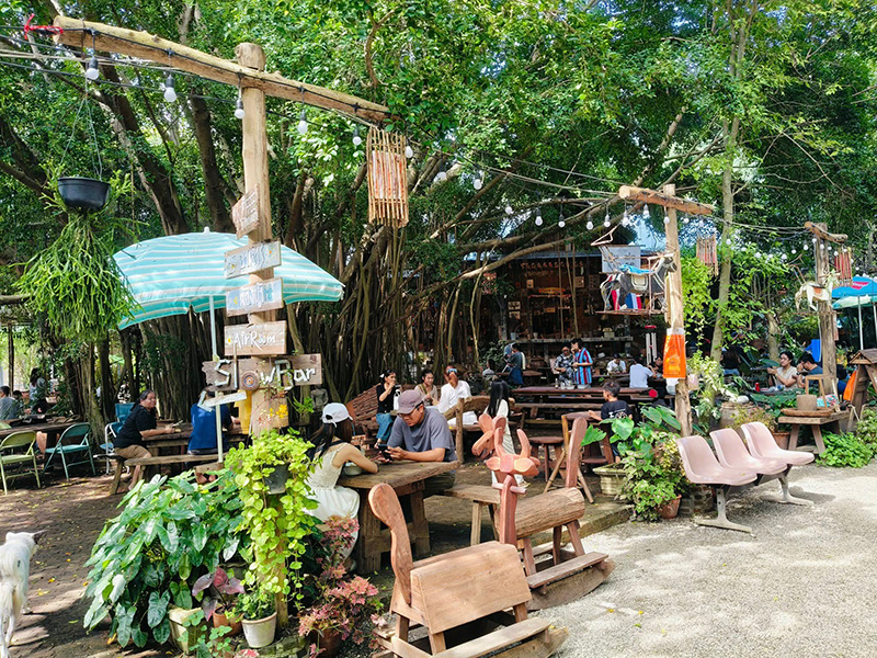 บ้านตลาดควาย จอมบึง Buffalo Market Ratchaburi