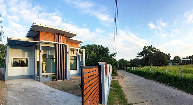 แบบบ้านชั้นเดียว 3 ห้องนอน 2 ห้องน้ำ ราคาไม่เกิน 2 ล้านบาท