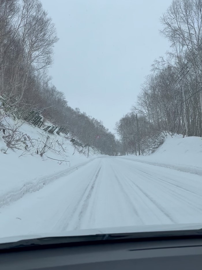 แพทริเซีย พาน้องเอลิเซีย และน้องแพทริค สัมผัสหิมะที่ญี่ปุ่น