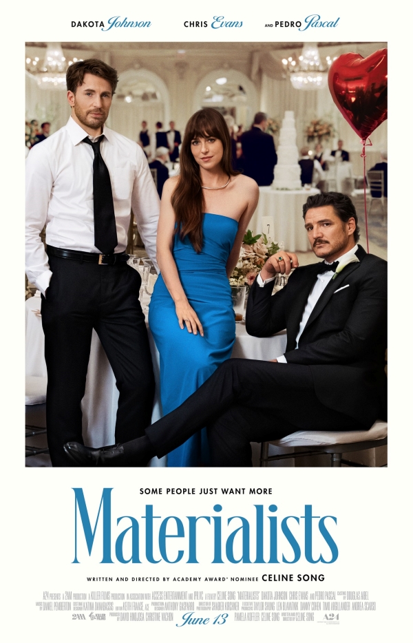 Materialists หนังโรแมนติก Dakota Johnson Chris Evans Pedro Pascal นำแสดง