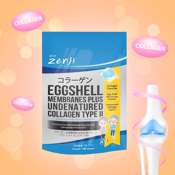 คอลลาเจน Zenji Eggshell Plus Undenatured Collagen Type II