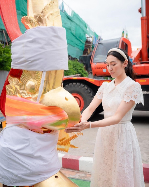 เบลล่า ราณี ชุดไปวัดดารา