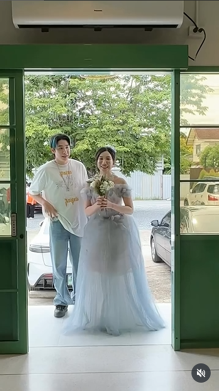 อุงเอิง แฟน สไปร์ท SPD ใส่ชุดเจ้าสาวจัดงานวันเกิด