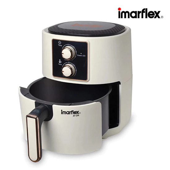 IMARFLEX รุ่น AF-206 ความจุ 4 ลิตร หม้อทอดไร้น้ำมันยี่ห้อไหนดี 2569 หม้ออบลมร้อน เครื่องใช้ไฟฟ้า ทำอาหาร