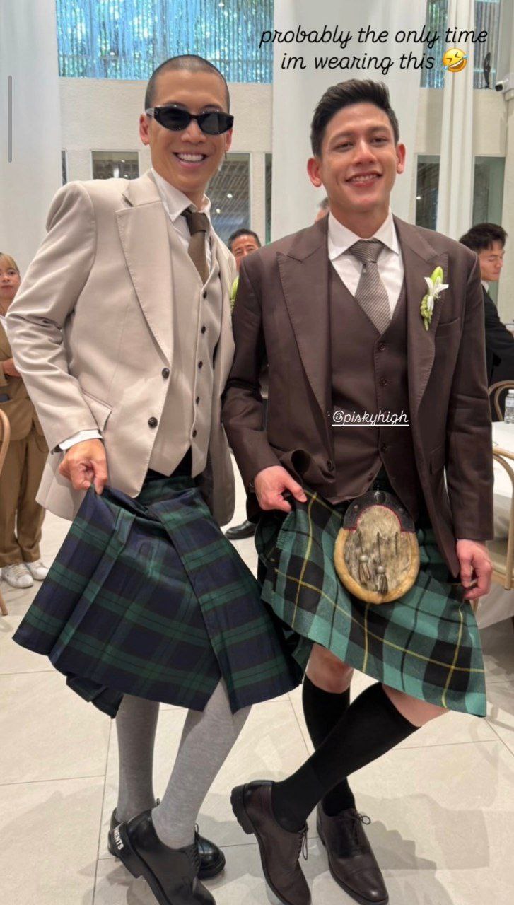 ชาวเน็ตหลุดโฟกัสชุด พาย สุนิษฐ์ ทำไมใส่กระโปรง ในงานแต่งกับ มายด์ ลภัสลัล