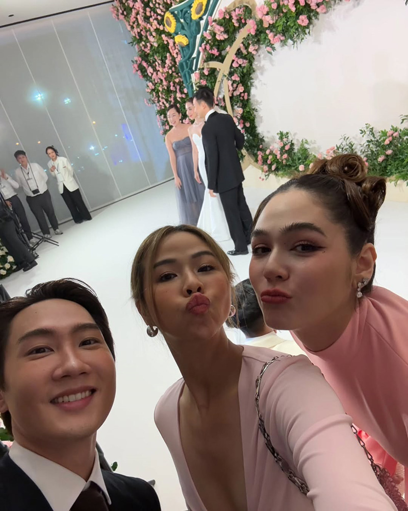 ชมพู่ อารยา ไปงานแต่งวุ้นเส้น เจอฝาแฝดเฉย