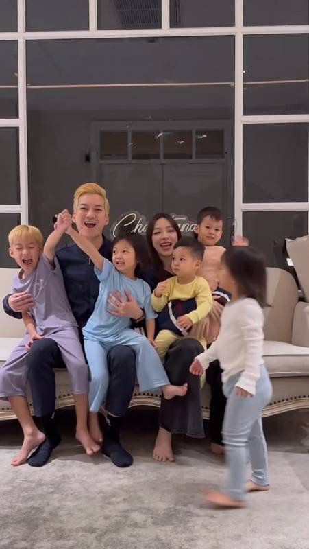 เชน ธนา และภรรยา ปลูกฝังความรับผิดชอบให้ลูกทั้งห้าคน