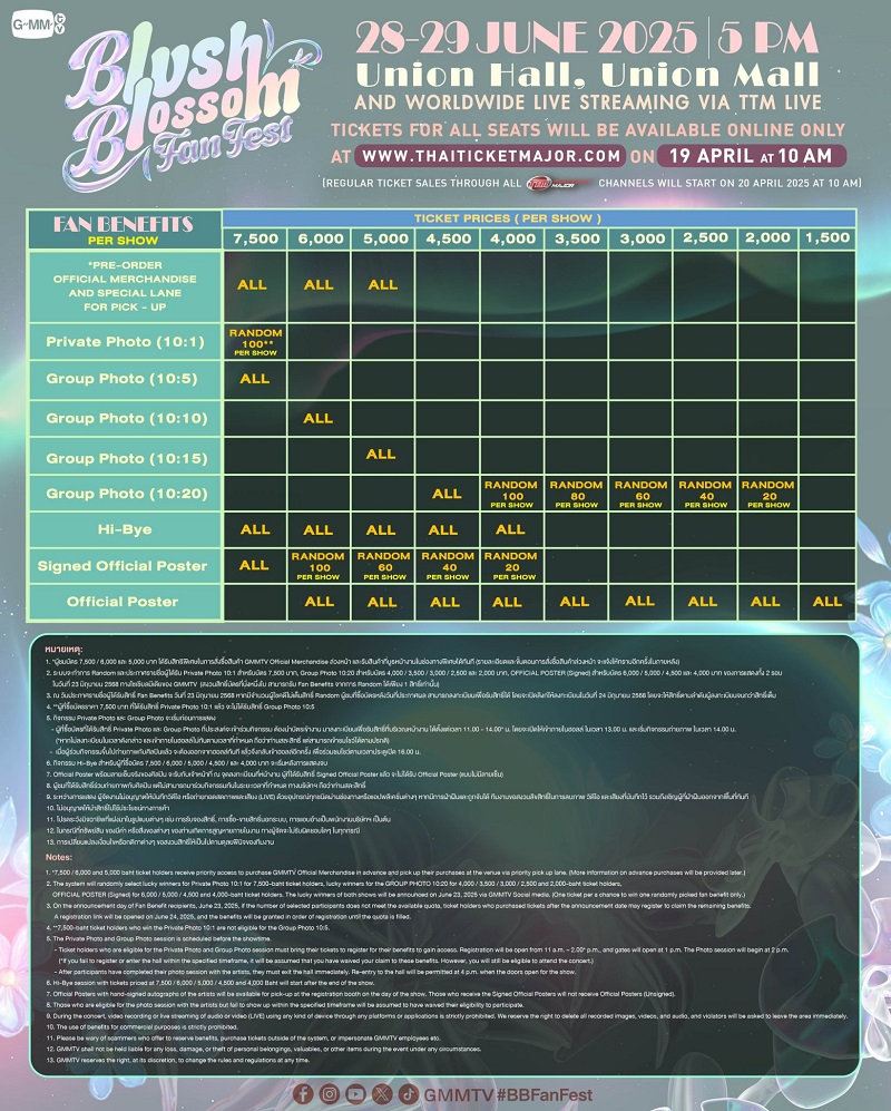 Blush Blossom Fan Fest