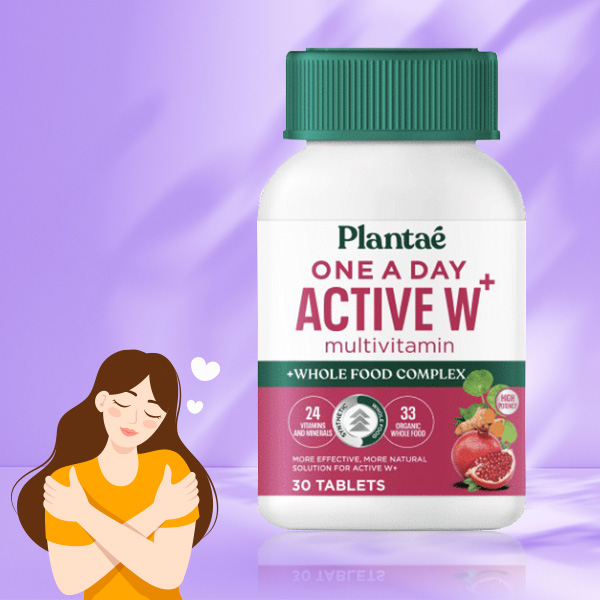 Plantae Vitamin Plus Whole Food : One A Day Active W+
