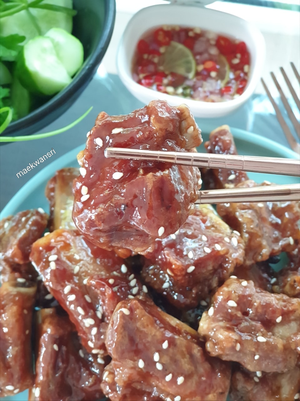 ซี่โครงหมูทอด