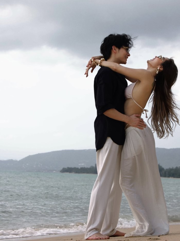 กระแต ควง โตชิ เสิร์ฟหวานกลางสมุย