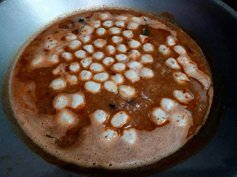 ขนมจีนน้ำยาป่าปลากระป๋อง สูตรขนมจีนน้ำยาป่า ขนมจีน ขนมจีนน้ำยา อาหารจานเดียว สูตรอาหาร