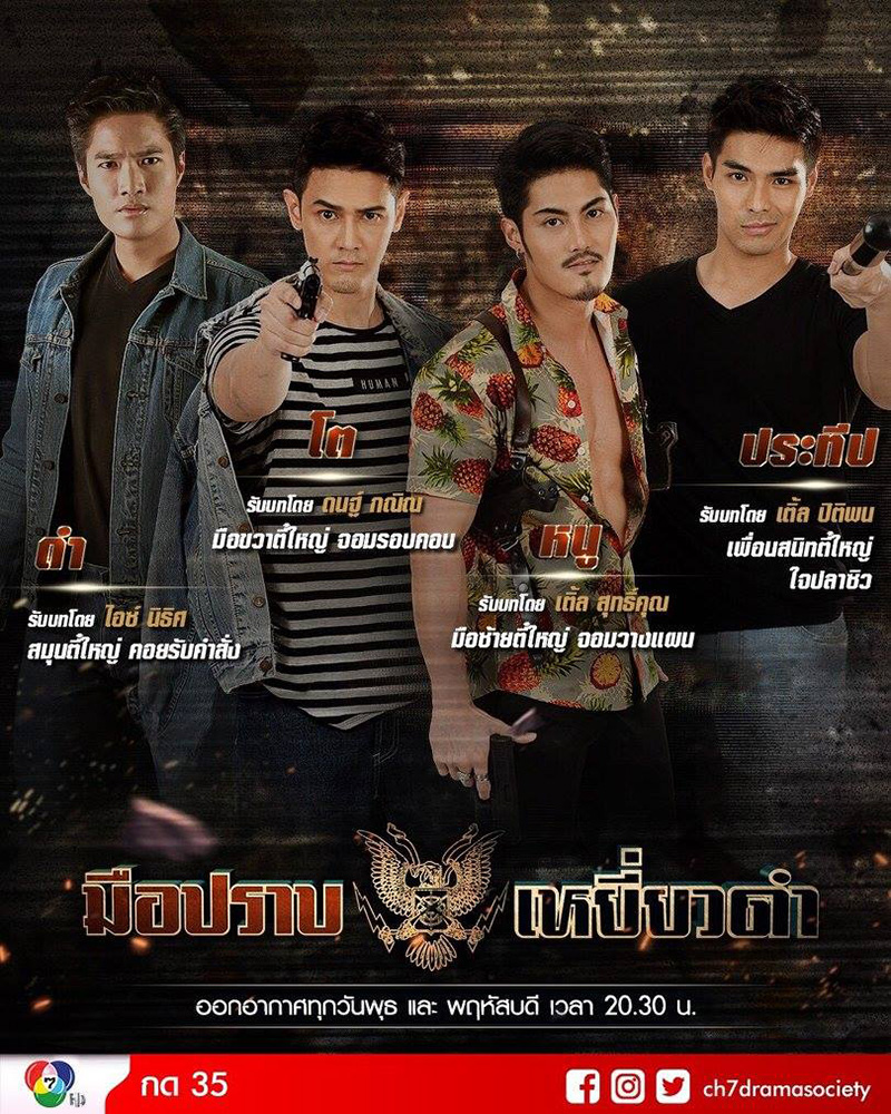 นักแสดงที่เคยรับบท ตี๋ใหญ่ น้ำ รพีภัทร เอกพันธ์กุล ละคร มือปราบเหยี่ยวดำ ปี 2561